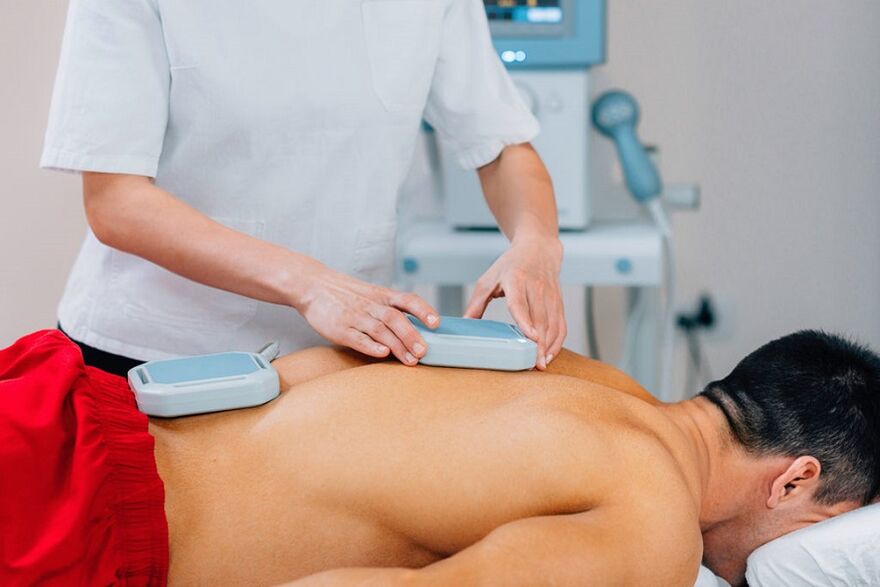 Physiotherapy treatment of thoracic osteochondrosis
