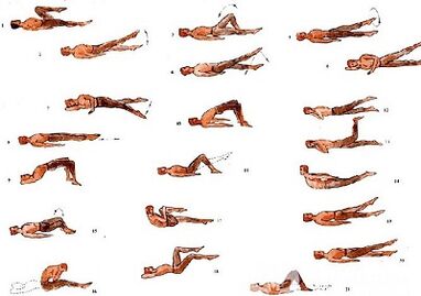 Exercise for lumbar osteochondrosis